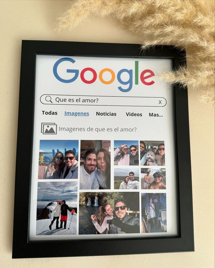 Custom Glass Frame with Personalized Photos
