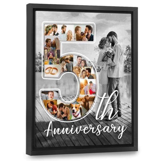 Custom Glass Frame with Personalized Photos