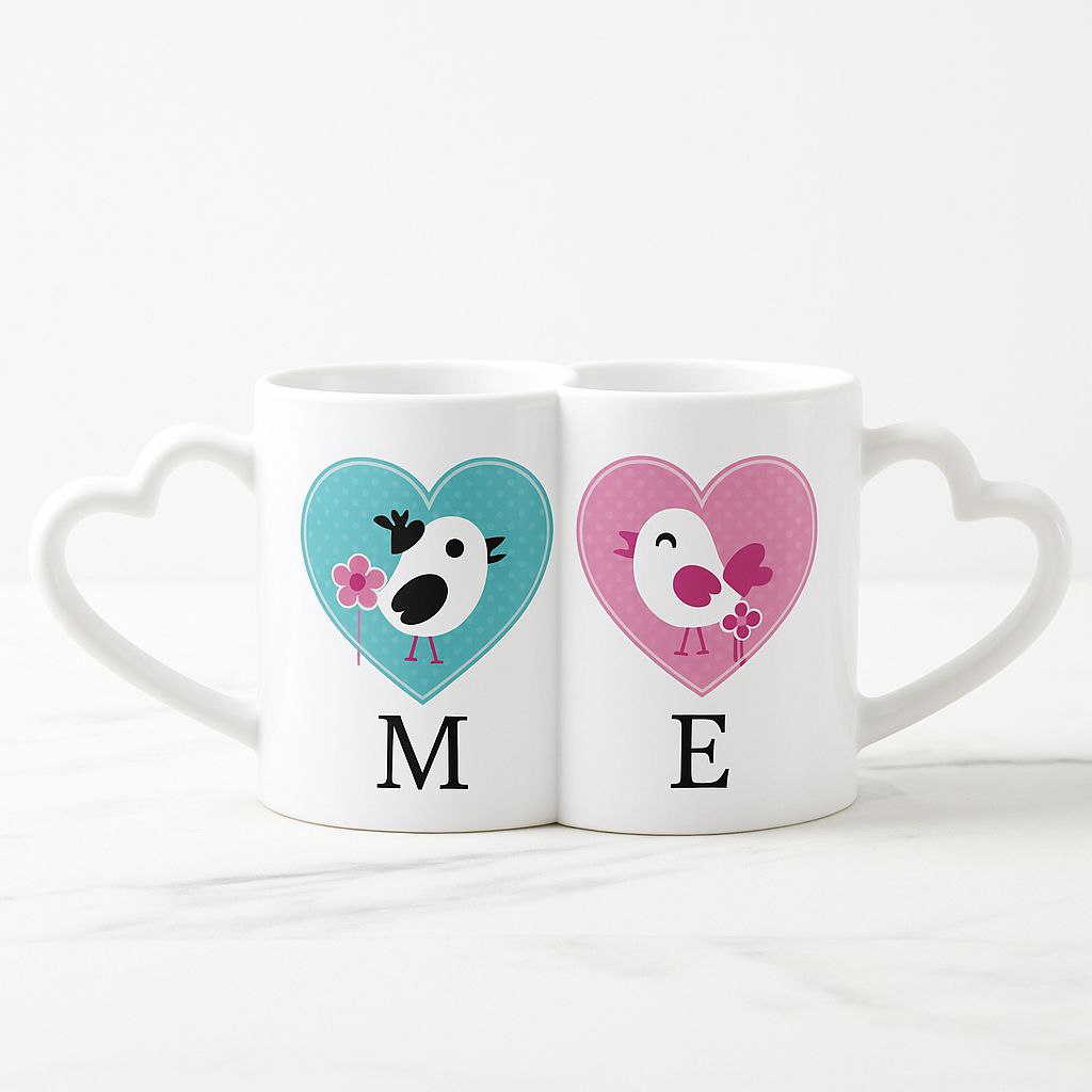 2 Mug Set with Cables