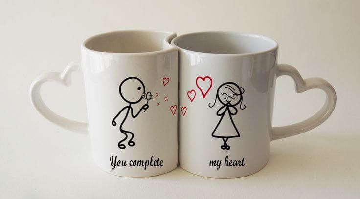 2 Mug Set with Cables