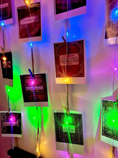 Handmade Illuminated Memory Frame with Custom Photos