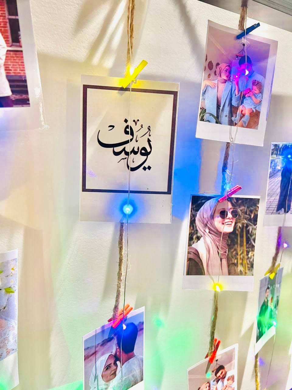 Handmade Illuminated Memory Frame with Custom Photos