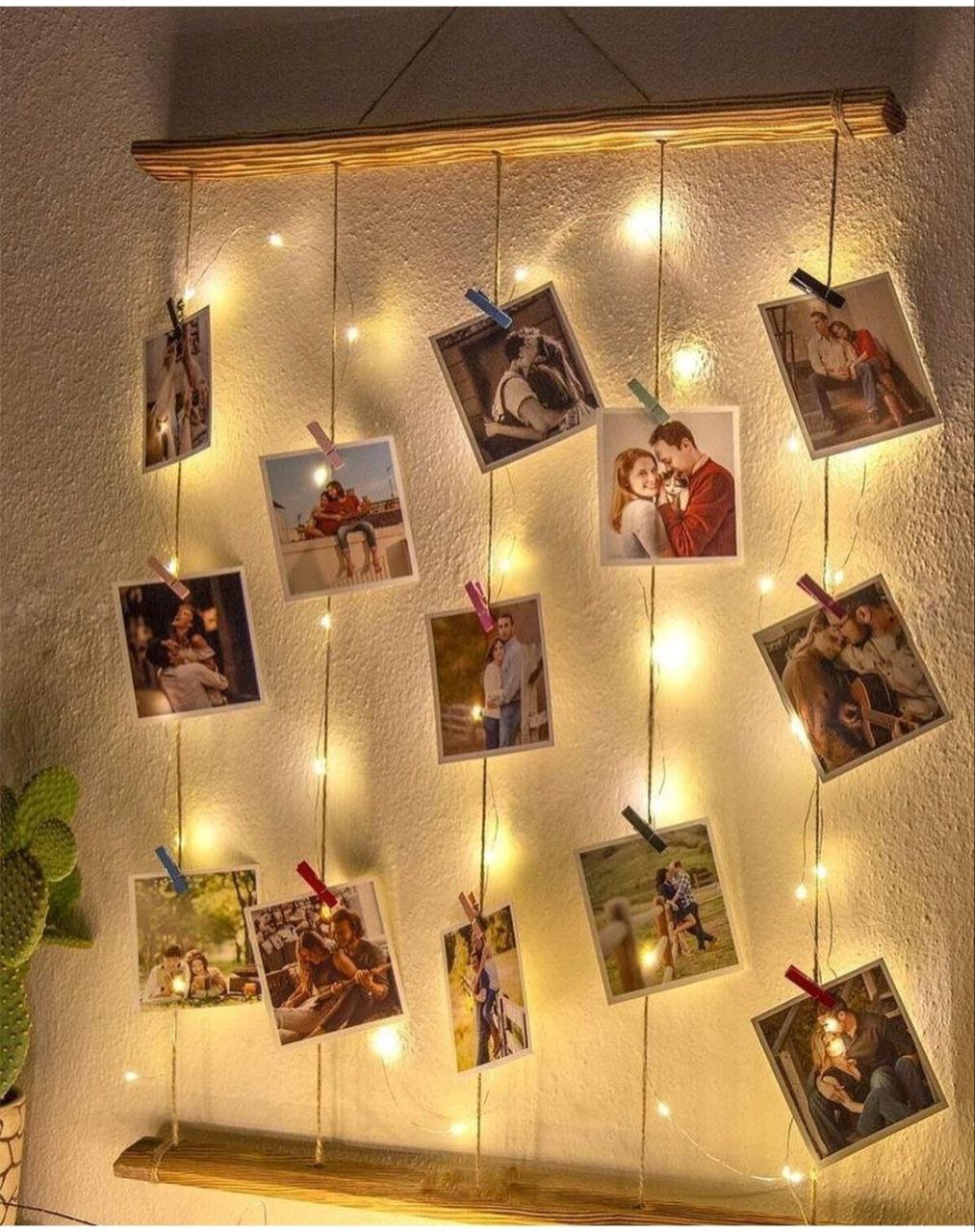 Handmade Illuminated Memory Frame with Custom Photos